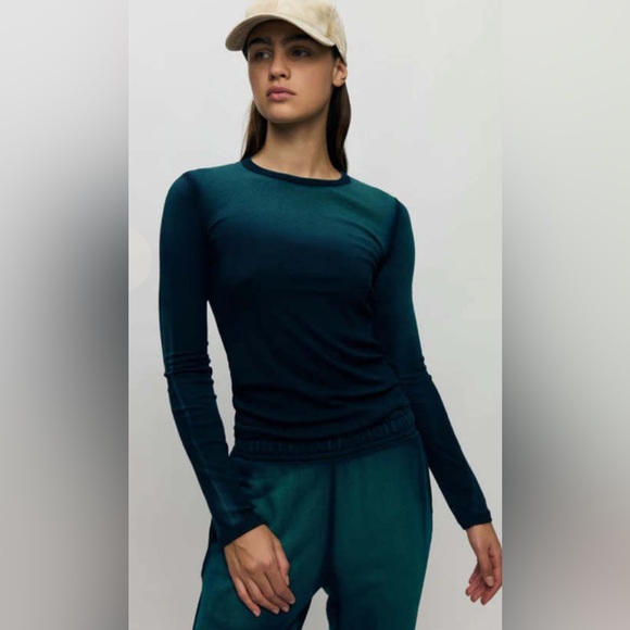 Cotton Citizen Tops - NWOT Cotton Citizen Verona Top in Teal Blue Cast- Size Small